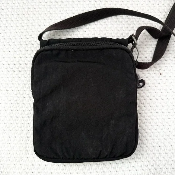 Kipling Black Nylon Live Light New Eldorado Minibag Crossbody Travel Bag No Fob - Picture 6 of 11